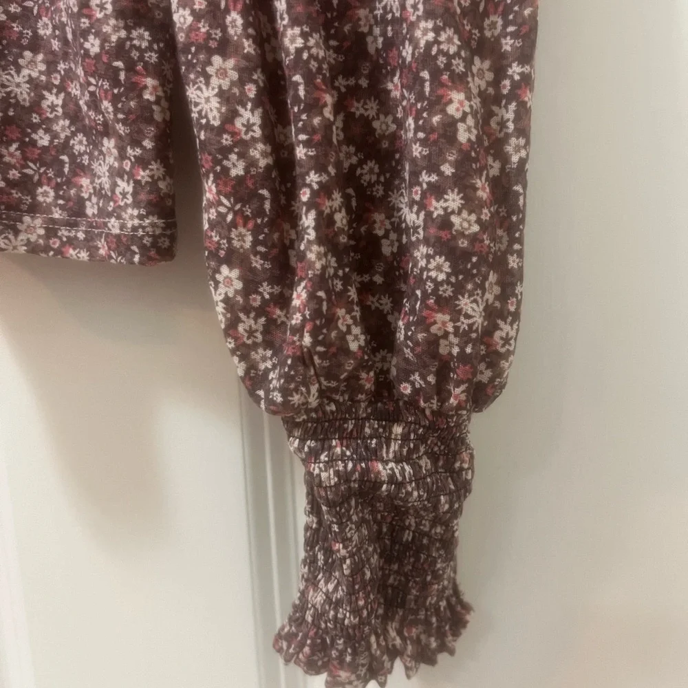 NATION LTD floral pima cotton size medium - Picture 6 of 6